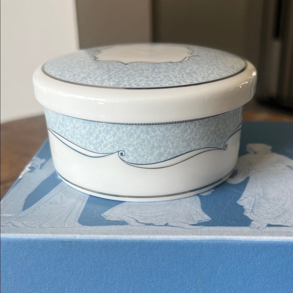 Wedgwood Blue and White Vanity Tray